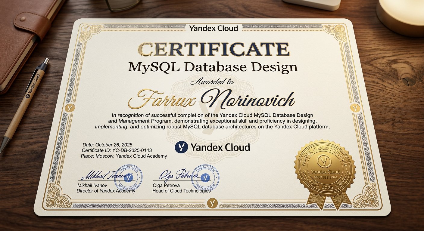 MySQL & Database Design — Advanced